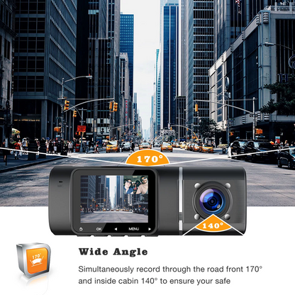 Toguard Dash Cam 1080P FHD 1.5 Inch Lcd Display Car Camera ,IR Night Vision Car Camera ,Parking Mode, G-Sensor, Loop Recording, HDR