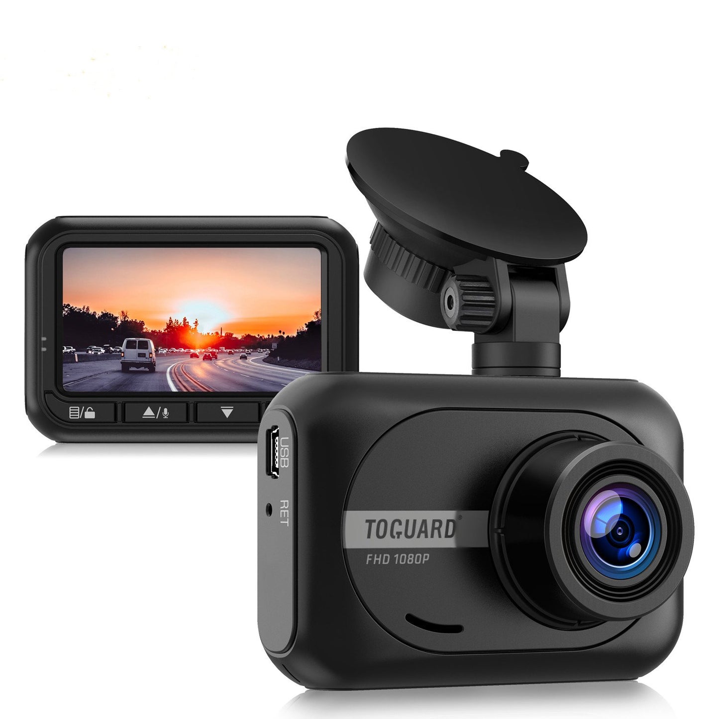 Toguard CE18 Mini Dash 1080P Full HD Car Camera With WDR Parking Monitor G-Sensor