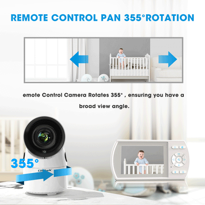 Campark BM30 3.5 inch Screen Wireless Baby Monitor with Camera