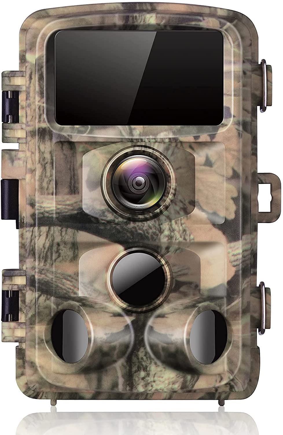 CAMPARK T45 Trail Camera 1080P Waterproof Deer Game Hunting Camera with 3 Infrared Sensors Motion Activated Night Vision 20MP Trail Cam for Wildlife Monitoring
