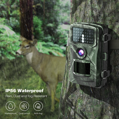 TOGUARD 2 Pack Trail Camera 4K Hunting Game Camera 120° Wildlife Monitoring Cam 20MP Night Vision TFT