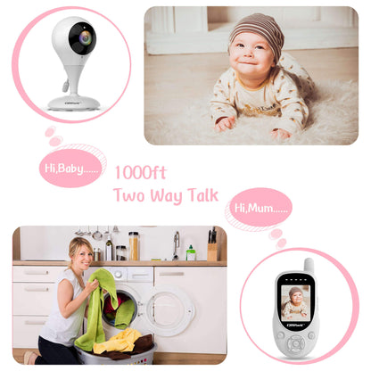 Campark BM20 Video Baby Monitor 360° Rotatable Digital Camera