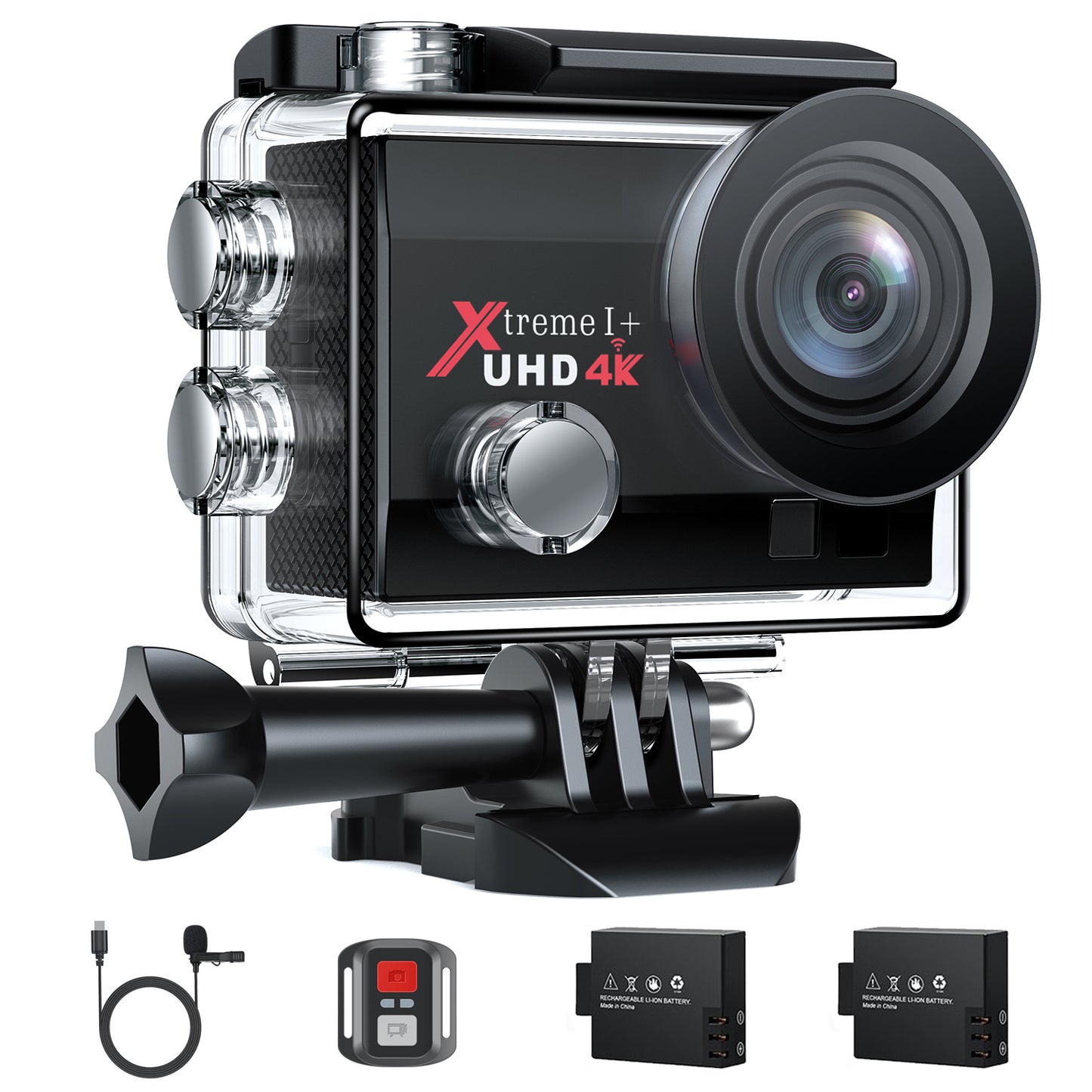 Campark Action Camera 4K 20MP Sport Camera WiFi Waterproof Underwater Actioncam HD Video Vlogging Record Camera EIS 170° Wide Angle Sound