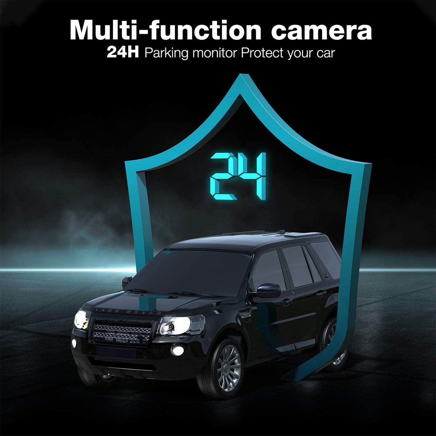 Campark DC35 Dual 1080P Dash Cam w/GPS,  Front and Inside Car Camera w/Infrared Night Vision