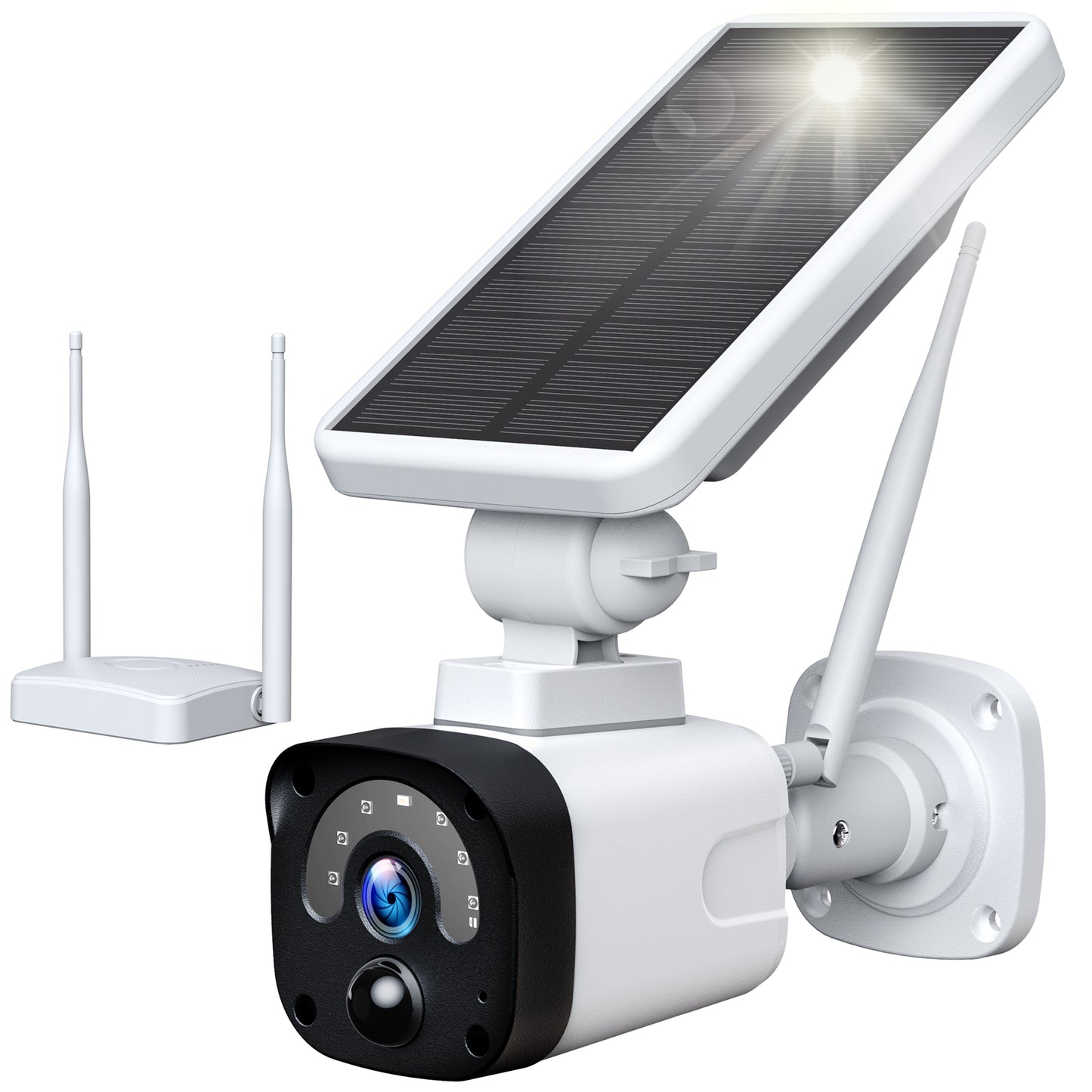 TOGUARD Solar Security Cameras Wireless Outdoor 1080P Home WIFI Security Cameras 2-Way Audio