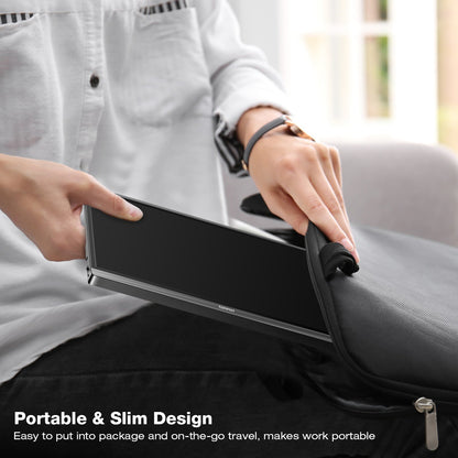 Portable Monitor, Corprit D153 15.6" 1080P 100% sRGB Portable USB C External Monitor