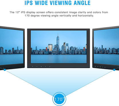 Toguard D129  inch IPS TFT Monitor HD 1920x1080 Small Portable Display Screen