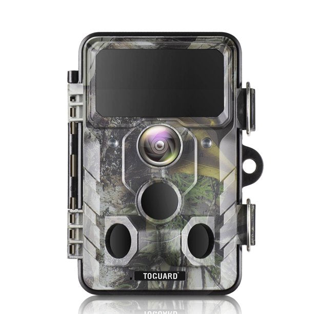 TOGUARD Trail Camera 24MP 1296P Wildlife Monitor Hunting Game Bluetooth 120° PIR IP66