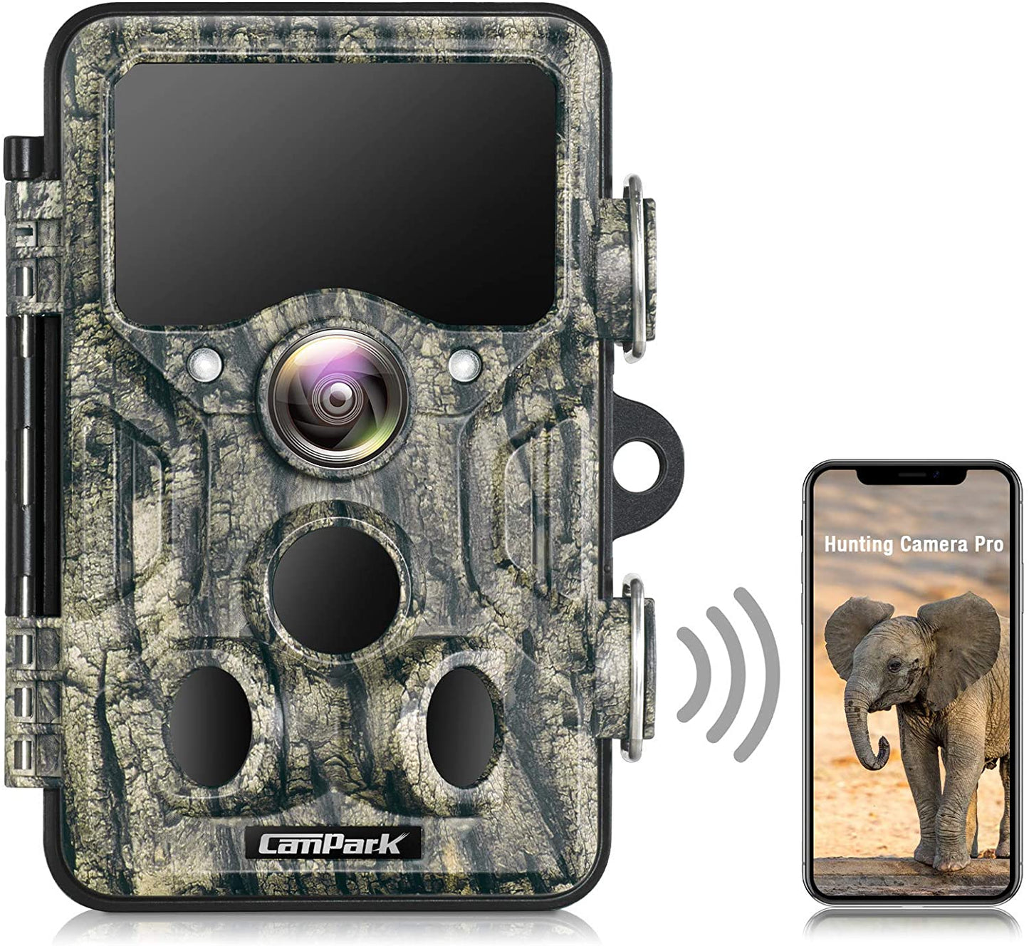 Campark T86 WiFi Bluetooth Trail Camera 20MP 1296P Game Hunting Camera
