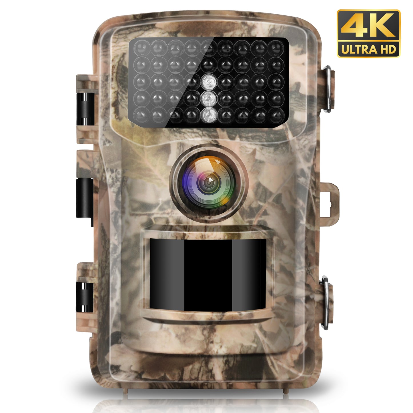 CAMPARK T40A 4K Trail Camera 20MP Trail Camera with 120°Wide-Angle 42pcs IR LEDs Infrared Night Vision IP56 Waterproof Trail Cam 2.4"LCD